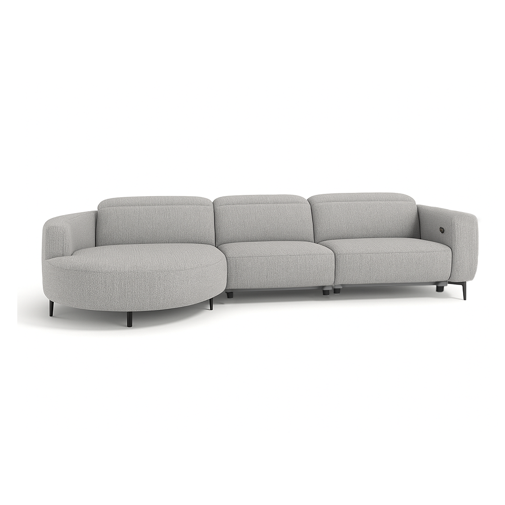 Sofa Maximus - Gray - Lounge Left 322x176cm