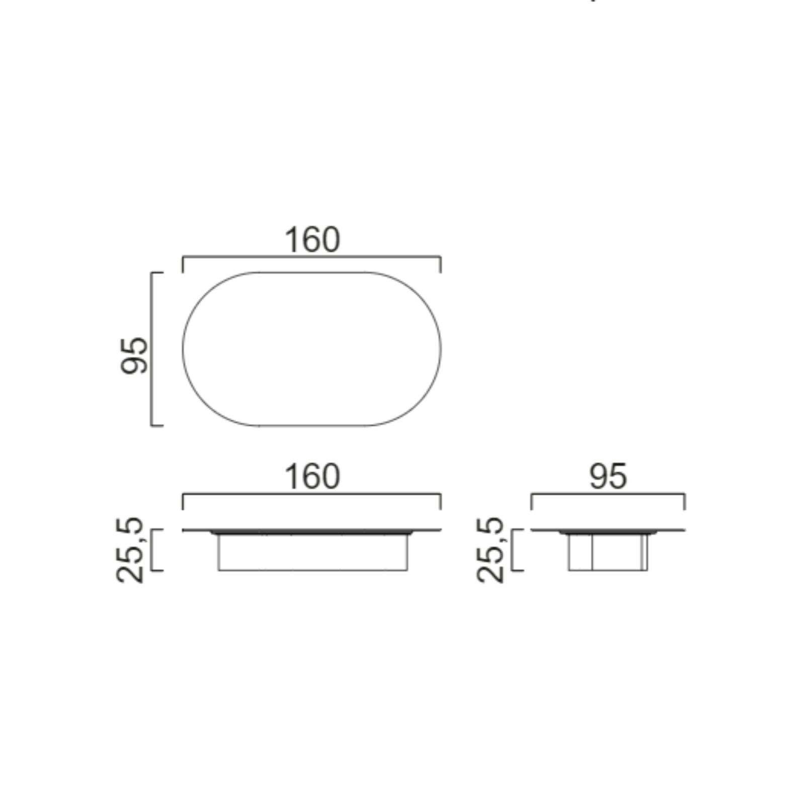 Coffee Table Pera Glass Middle