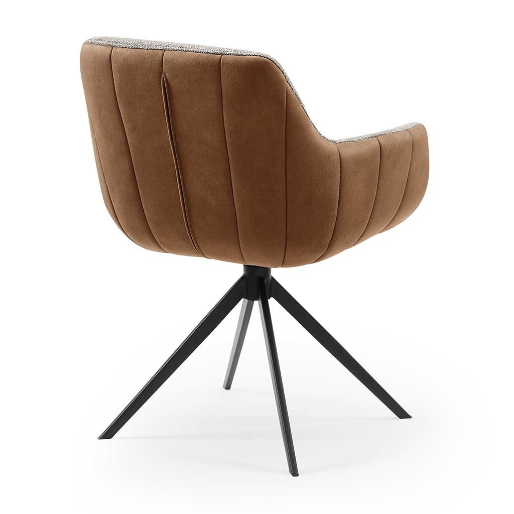 Chair Ferrara - Brown + Gray