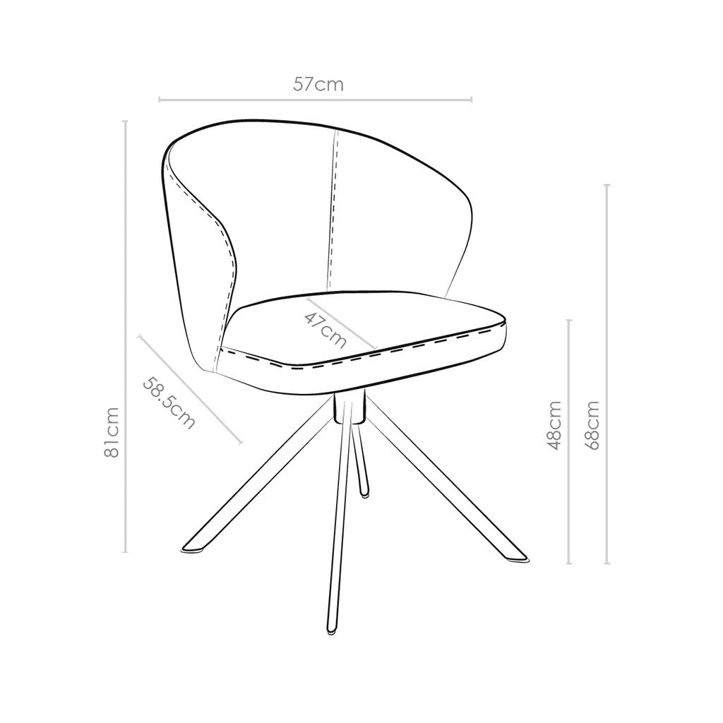 Chair Lazio Gray