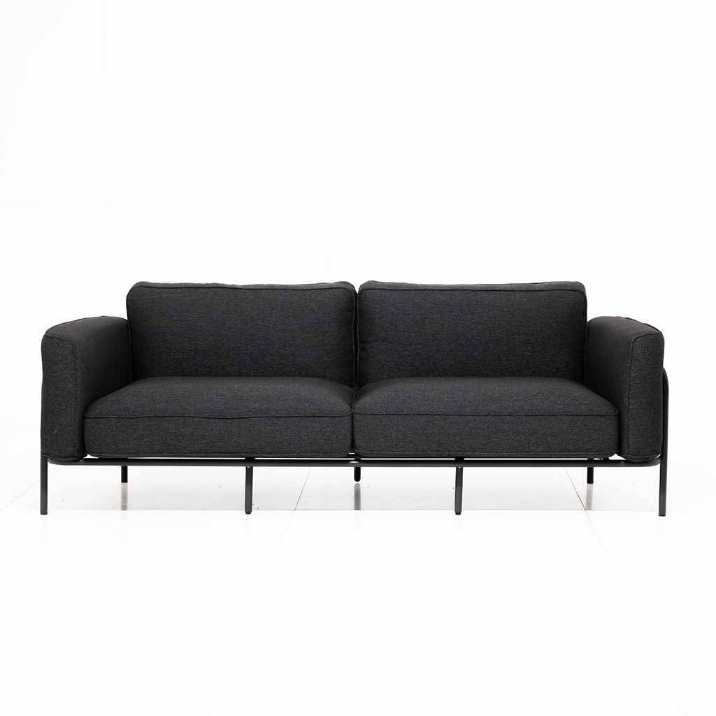 Outdoor Sofa Melan - Black 212x88x76cm