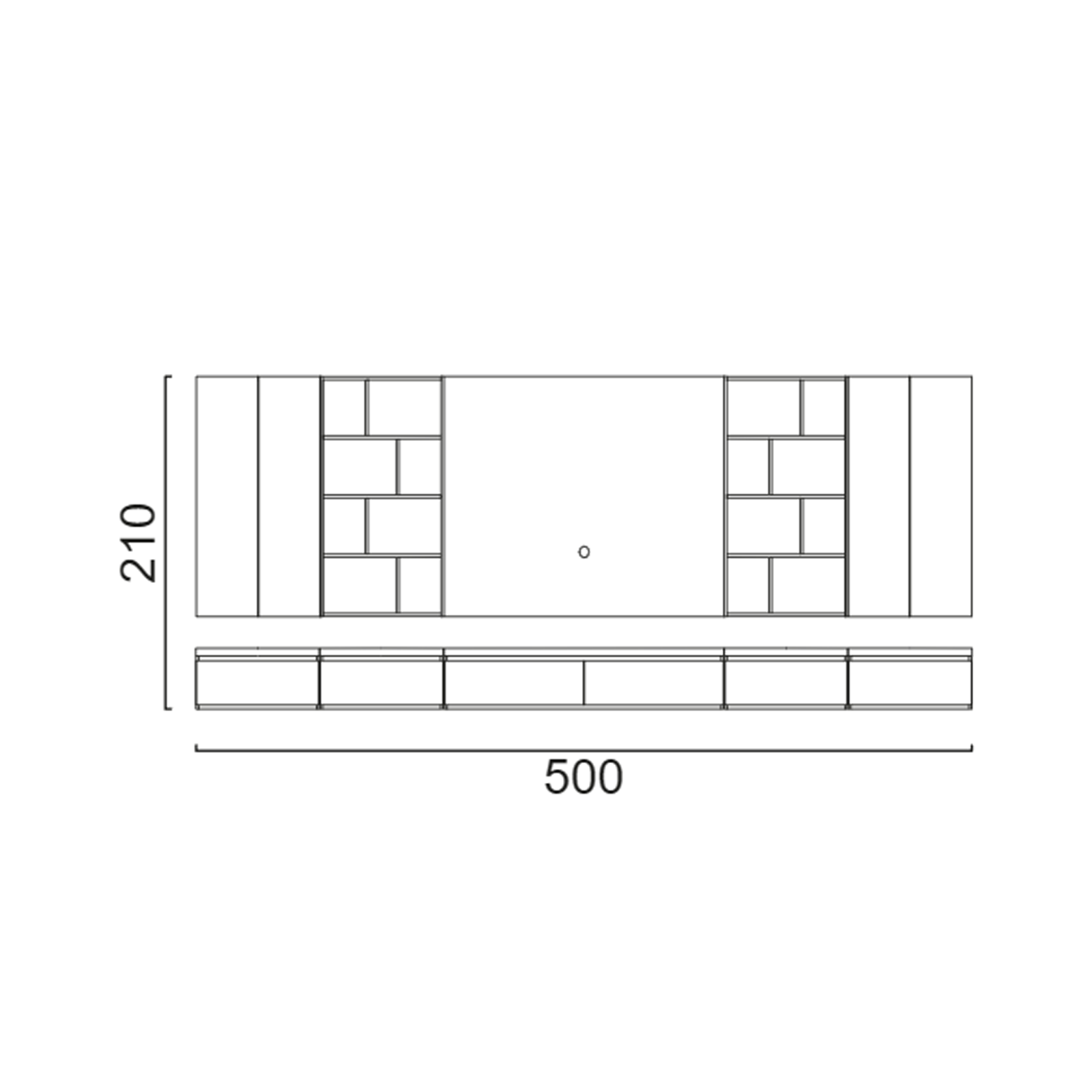 TV Unit Infinity (Aral) Option 7