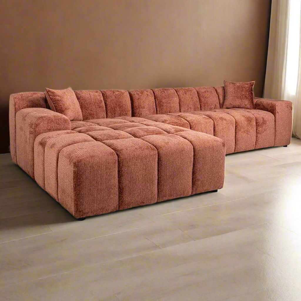 Sofa Cube Lounge Blush | Richmond