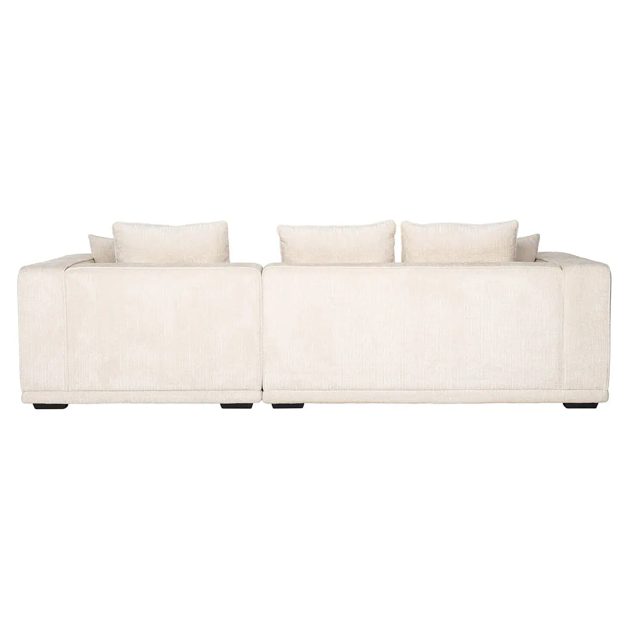 Sofa Lusso 3-seater Beige Chenille