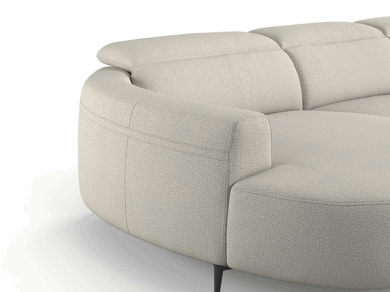 Sofa Maximus - Beige - Lounge Left