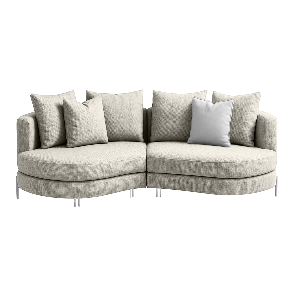 Sofa Yang - Silver 276x146cm