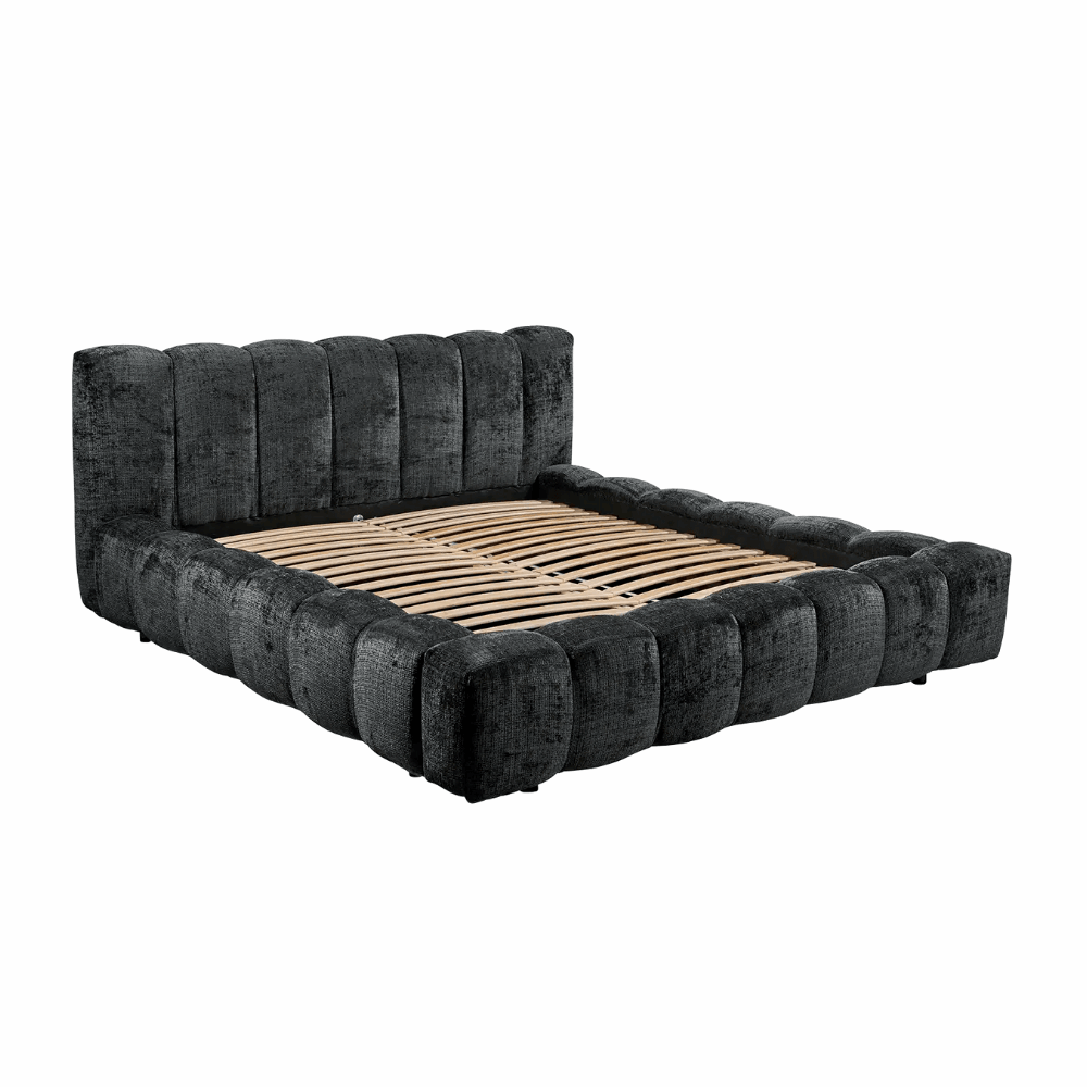 Boxspring Bexter - Black  | Includes Slatted Base & Matress
