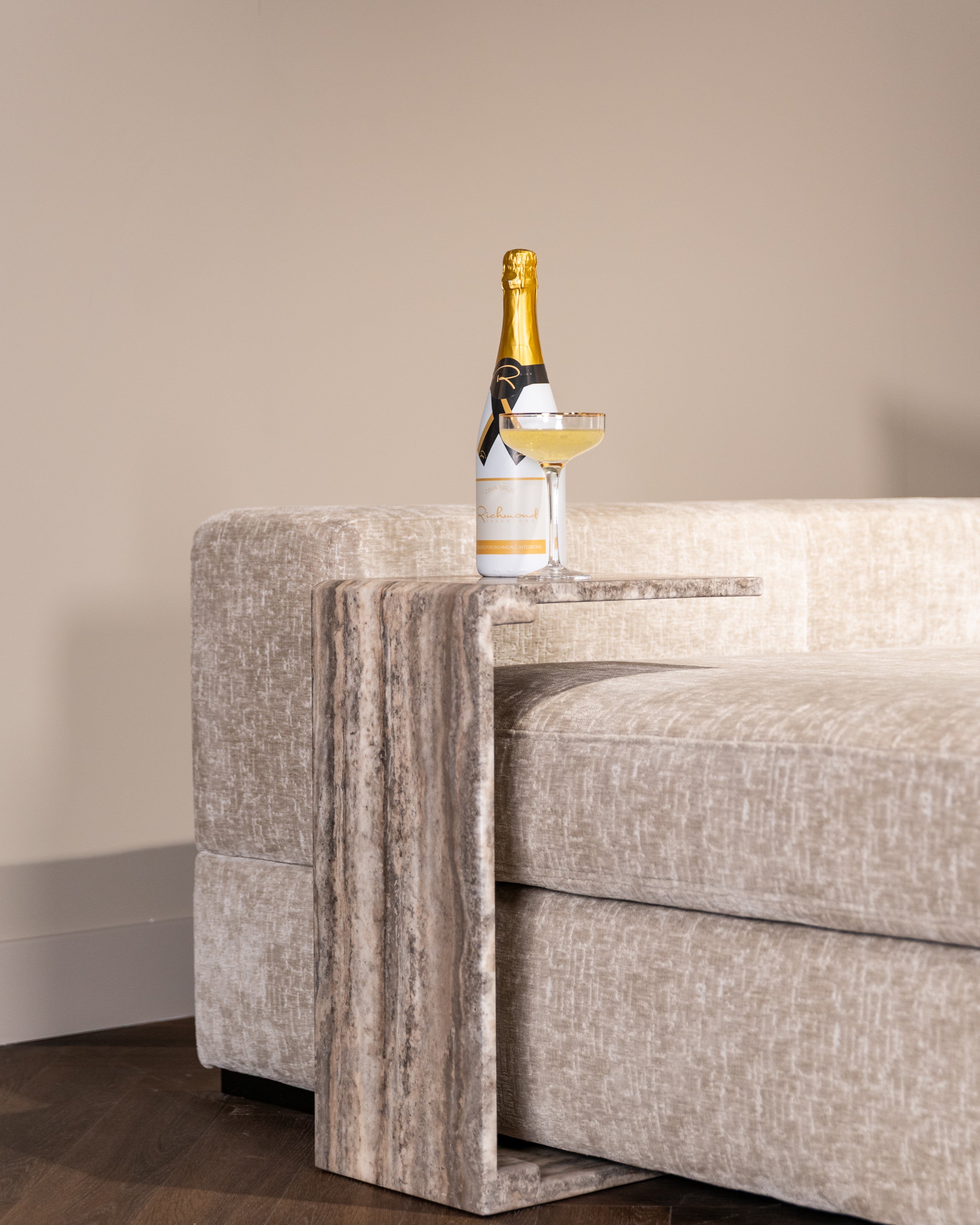 Sofa side table Dulce grey