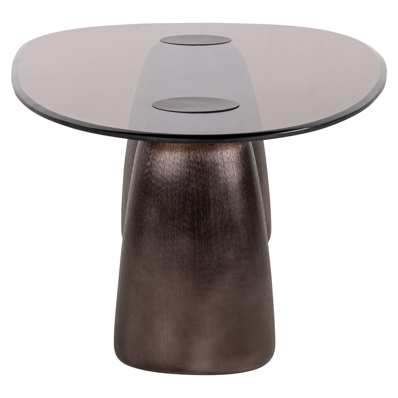 Coffee table Hayden bronze oval