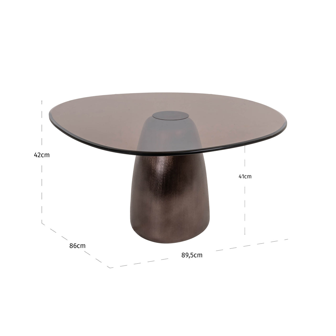 Coffee table Hayden bronze