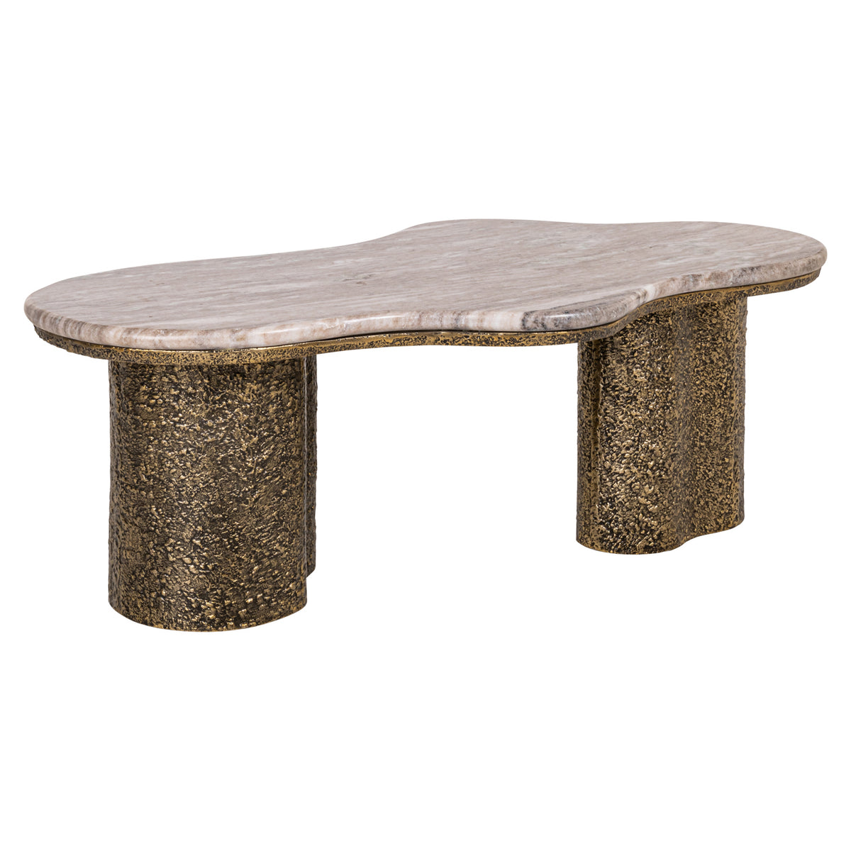 Coffee table Abandos brass antique