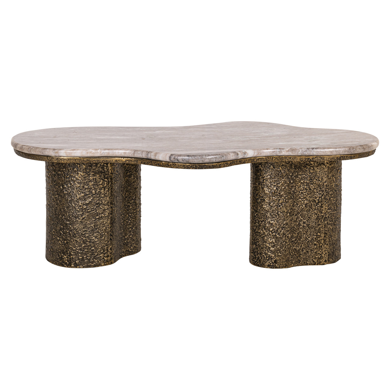 Coffee table Abandos brass antique