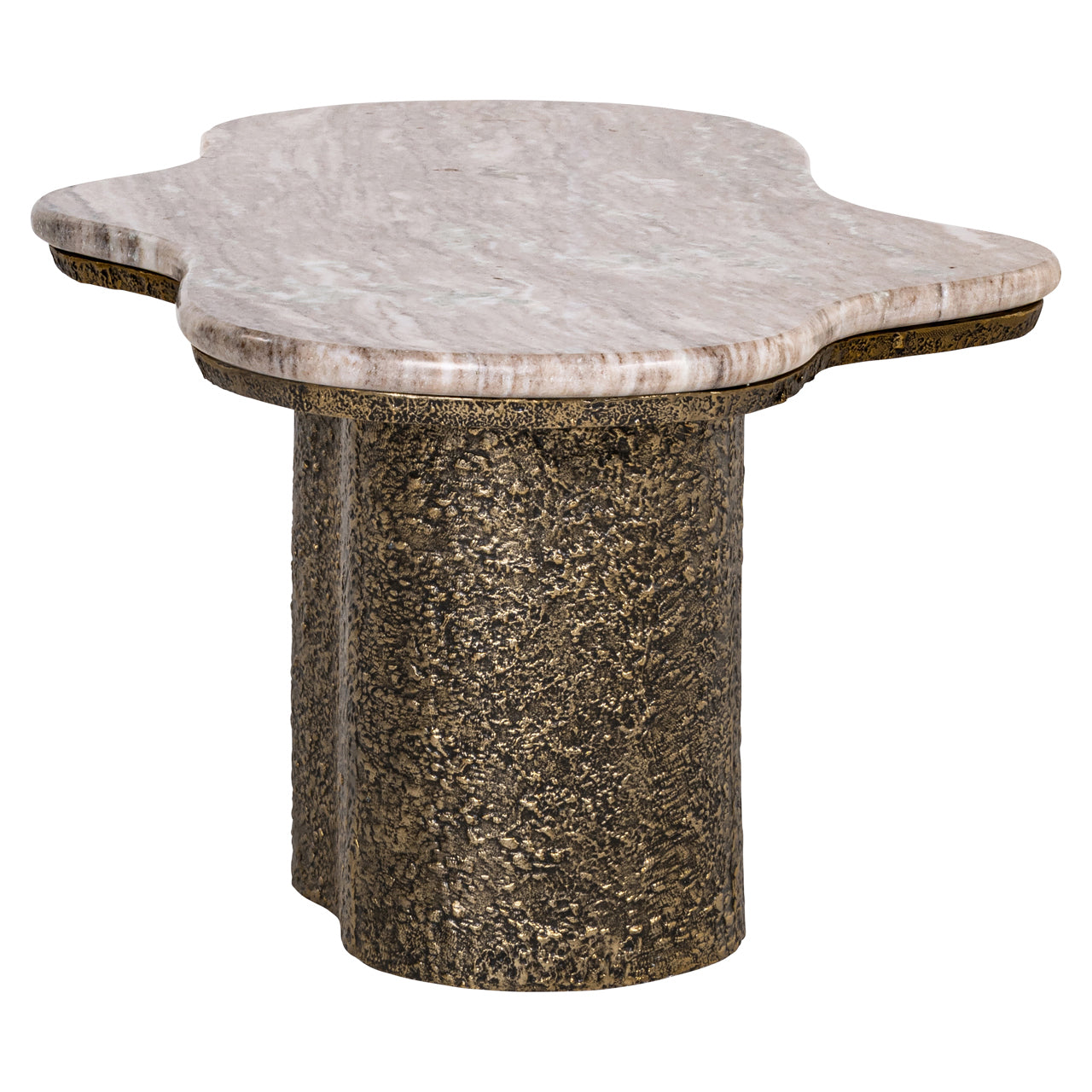 Coffee table Abandos brass antique