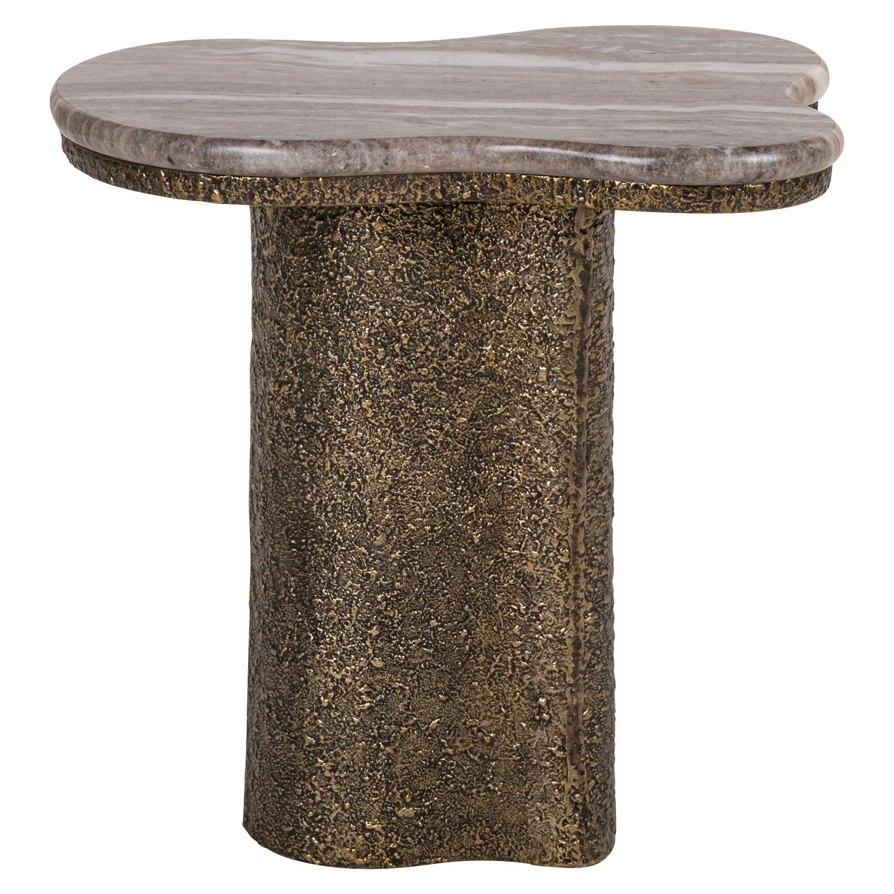 End table Abandos brass antique