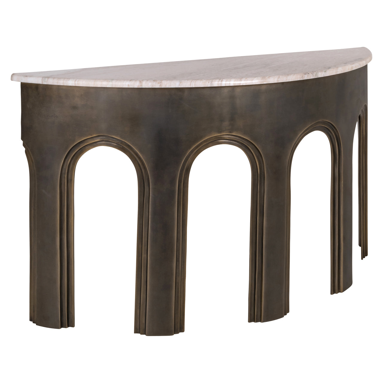 Console Sanchis brass antique