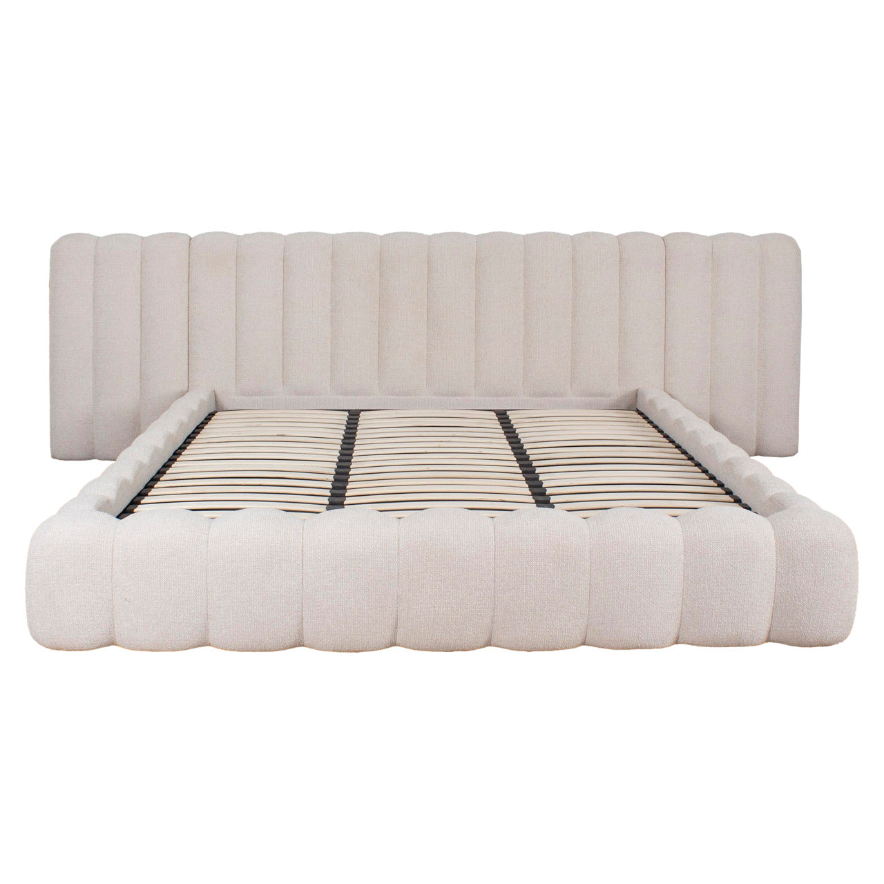 Bed Cupidon cream fancy 180x210 (mattress size (excl.)) with storage