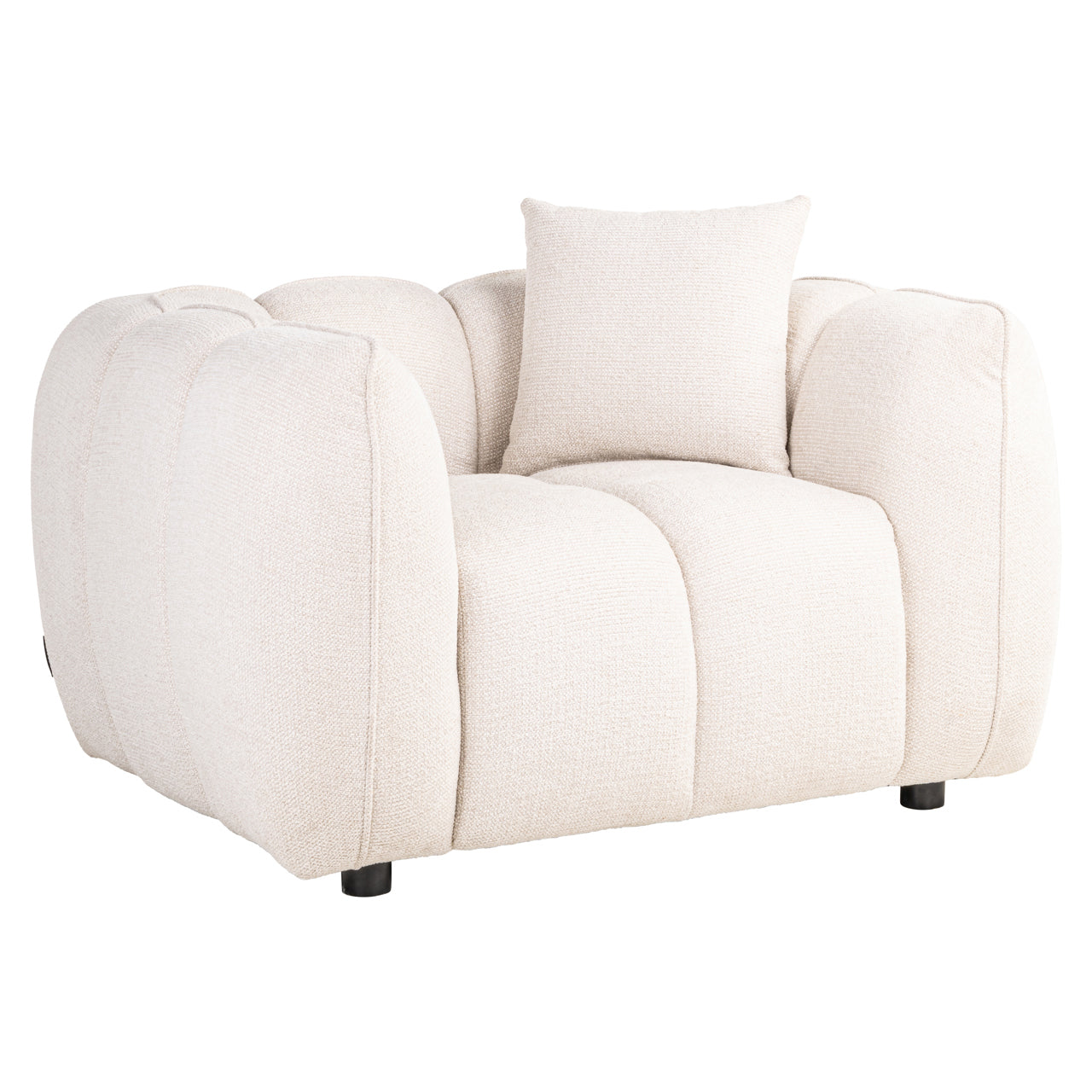 Lounge chair Jezebel cream fancy