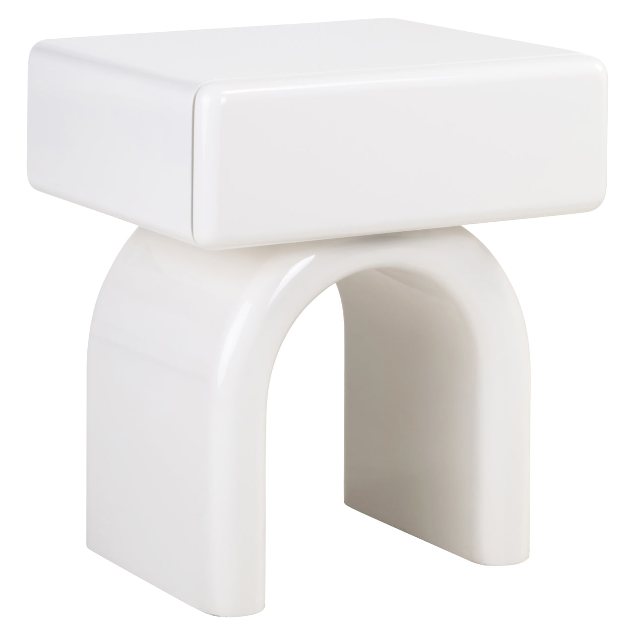 Nightstand Bennet coconut milk 1-drawer