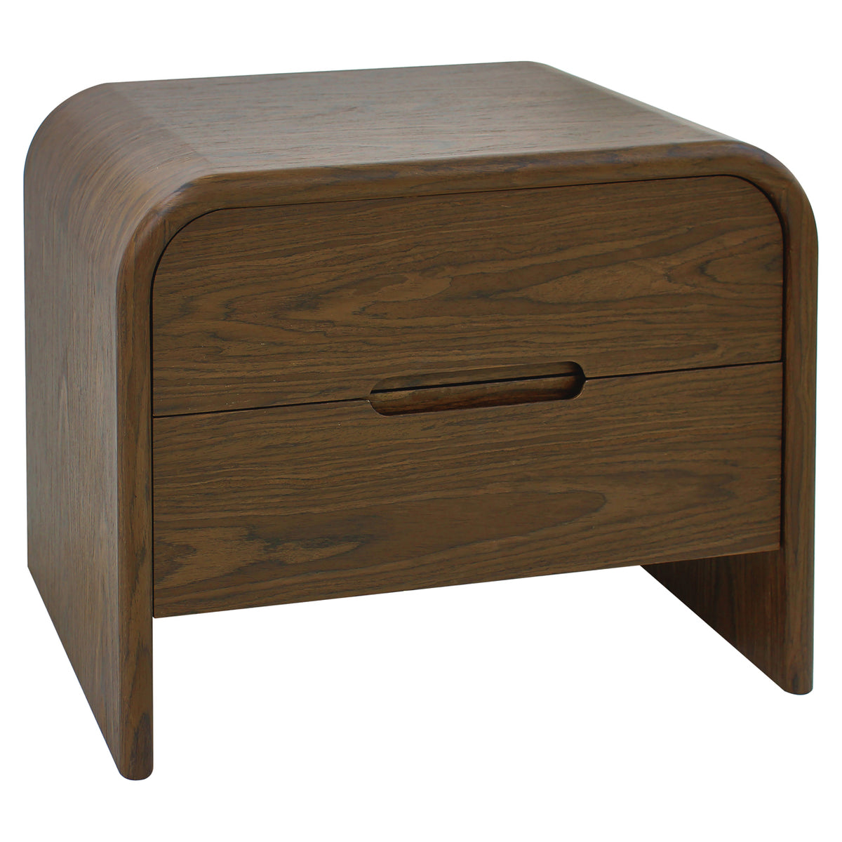 Nightstand Bedford brown 2-drawers