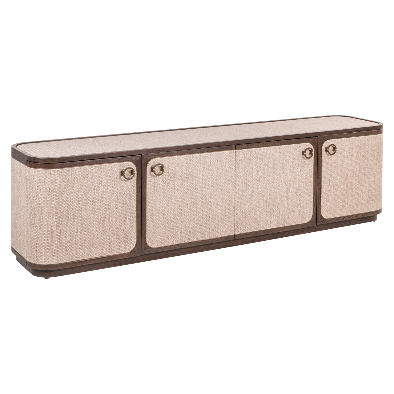 TV cabinet Willox brown 4-doors