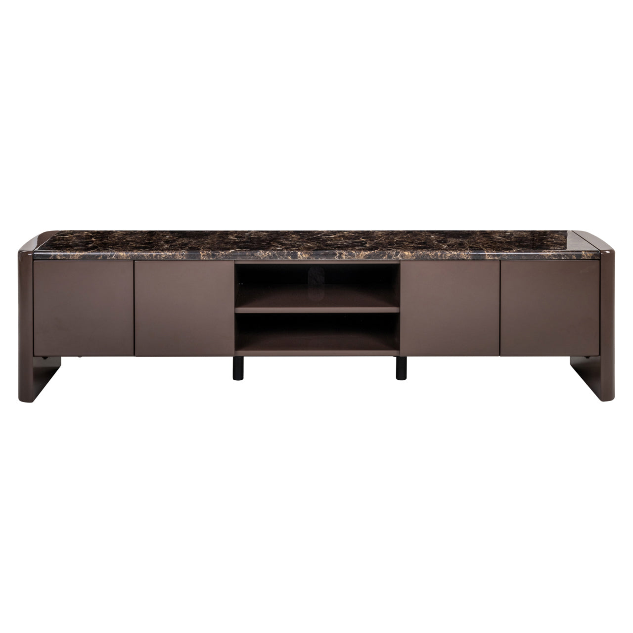 TV cabinet Almundi chocolat brown