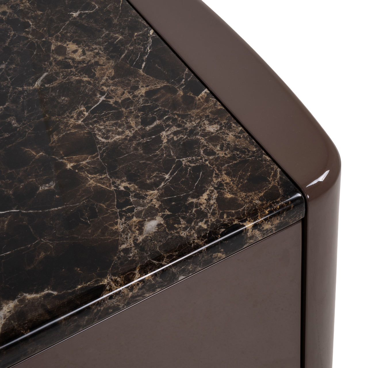TV cabinet Almundi chocolat brown