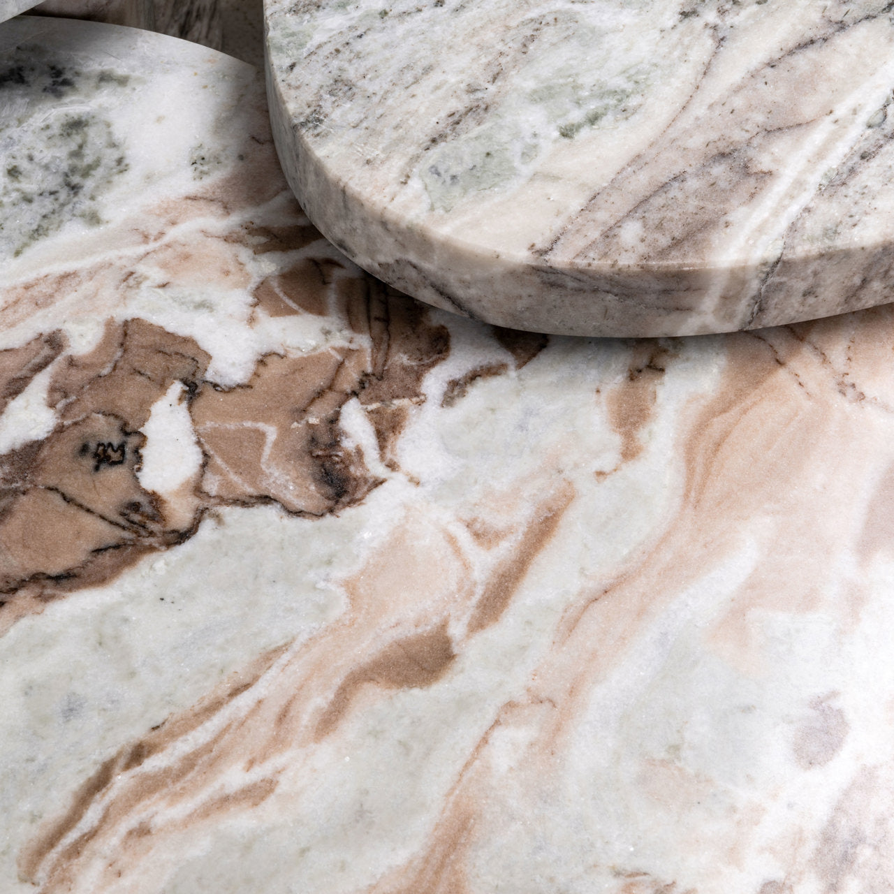 Coffee table Camino Blush beige (Set of 3)