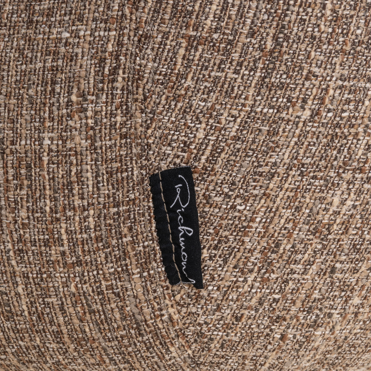 Dining chair Aldo brown tweed swivel