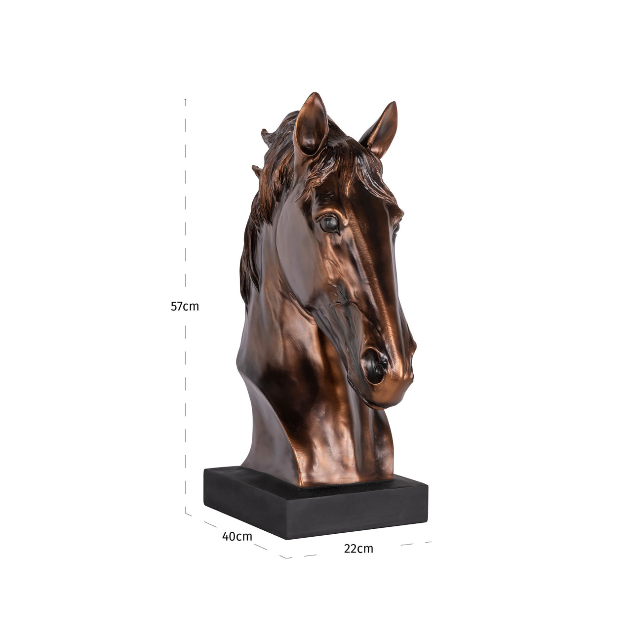 Decorative object Shadow bronze