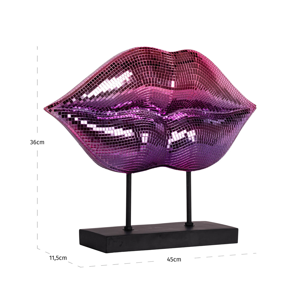 Decorative object Ladonna pink