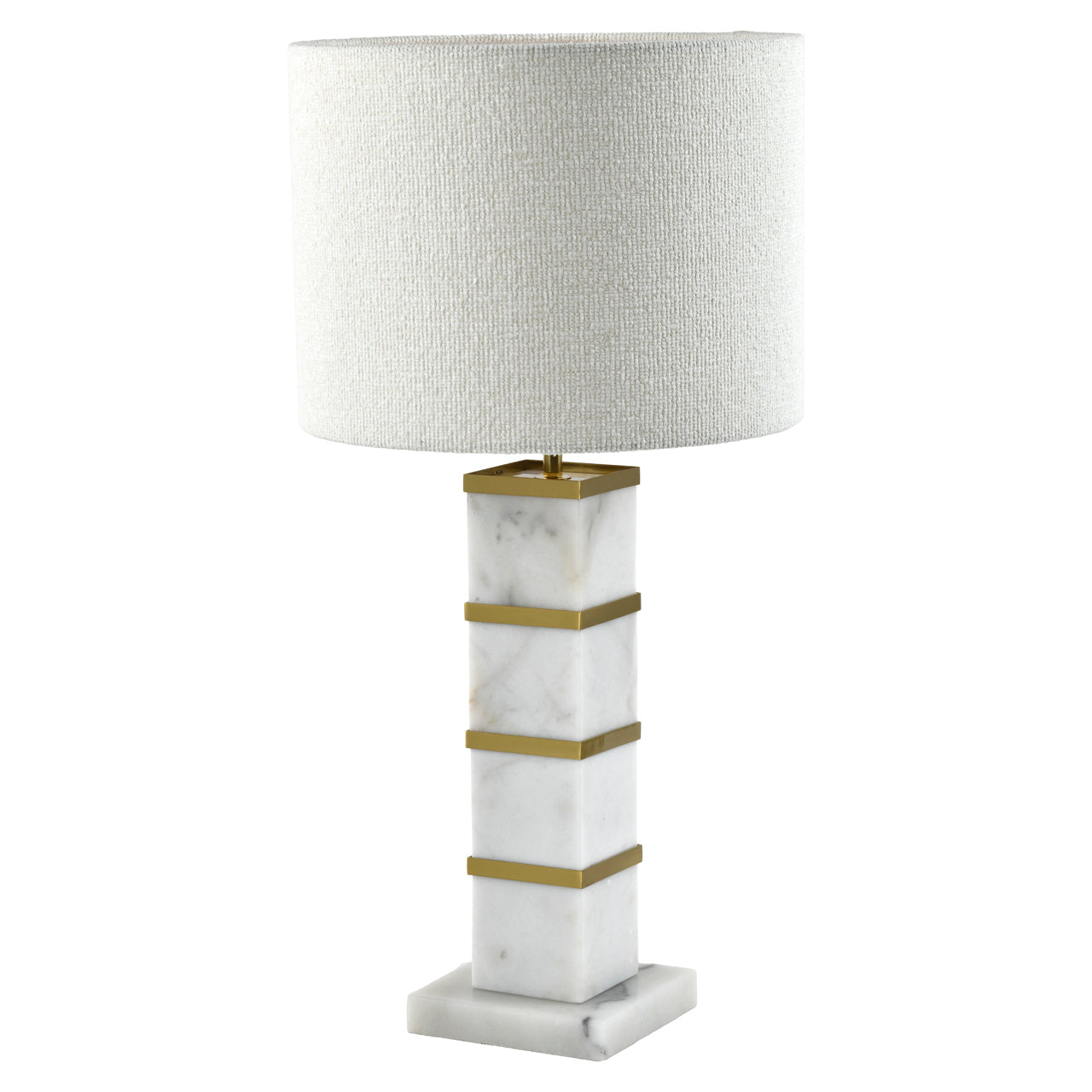 Table lamp Celinae white including lampshade
