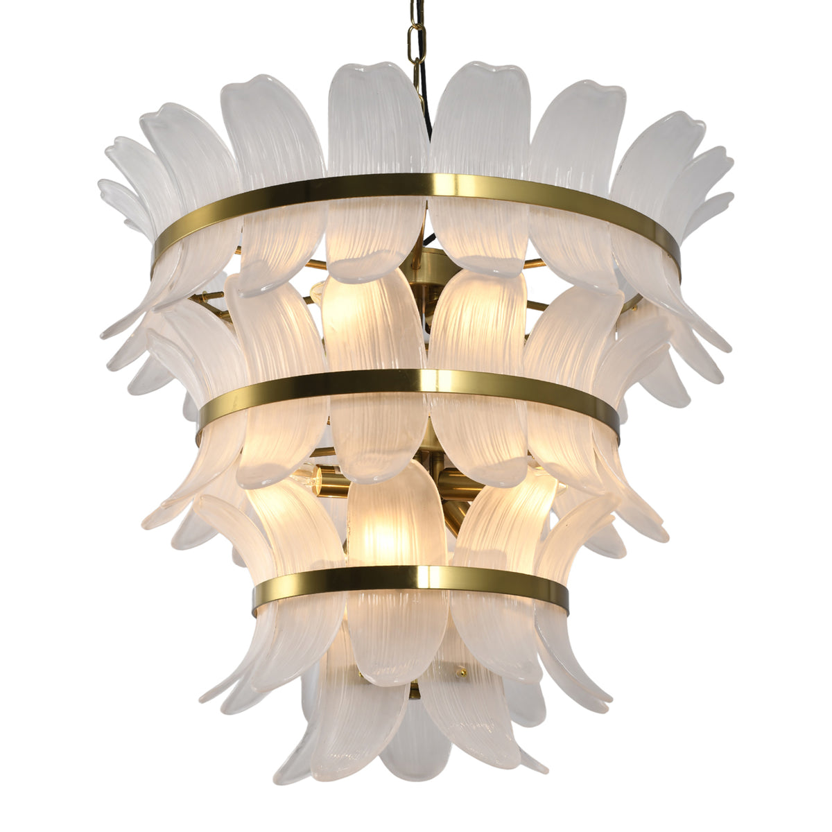 Chandelier Ameline brass antique