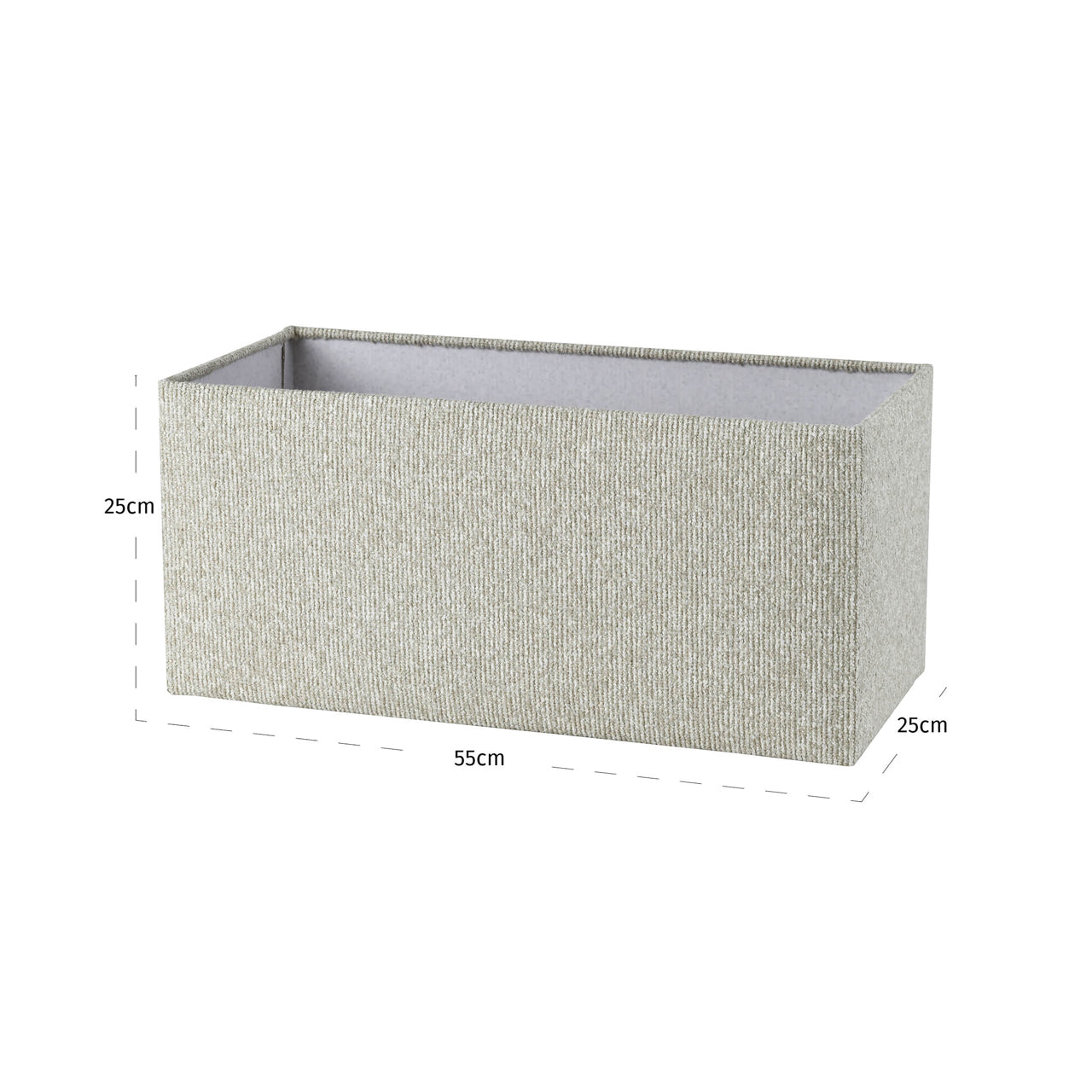 Lampshade Zera biscotti rectangle S