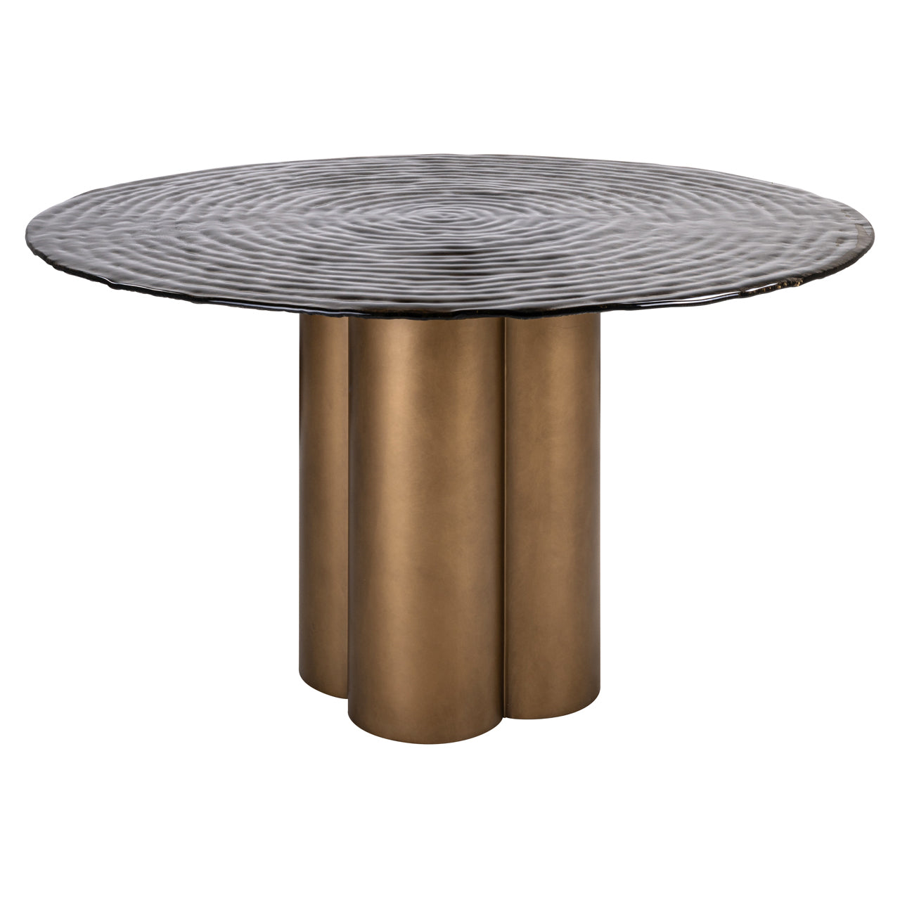 Dining table Glastonburry gold antique 135Ø