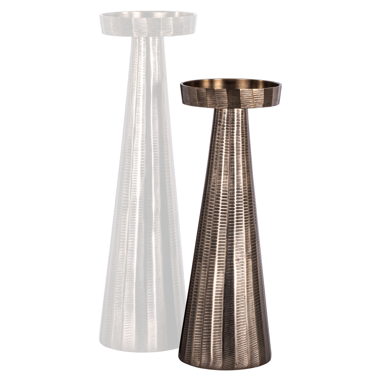 Candle holder Evola bronze S