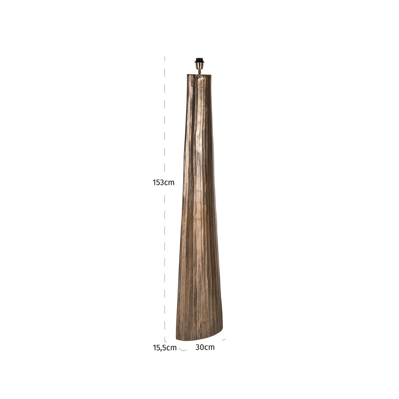 Floor lamp Velune brass antique