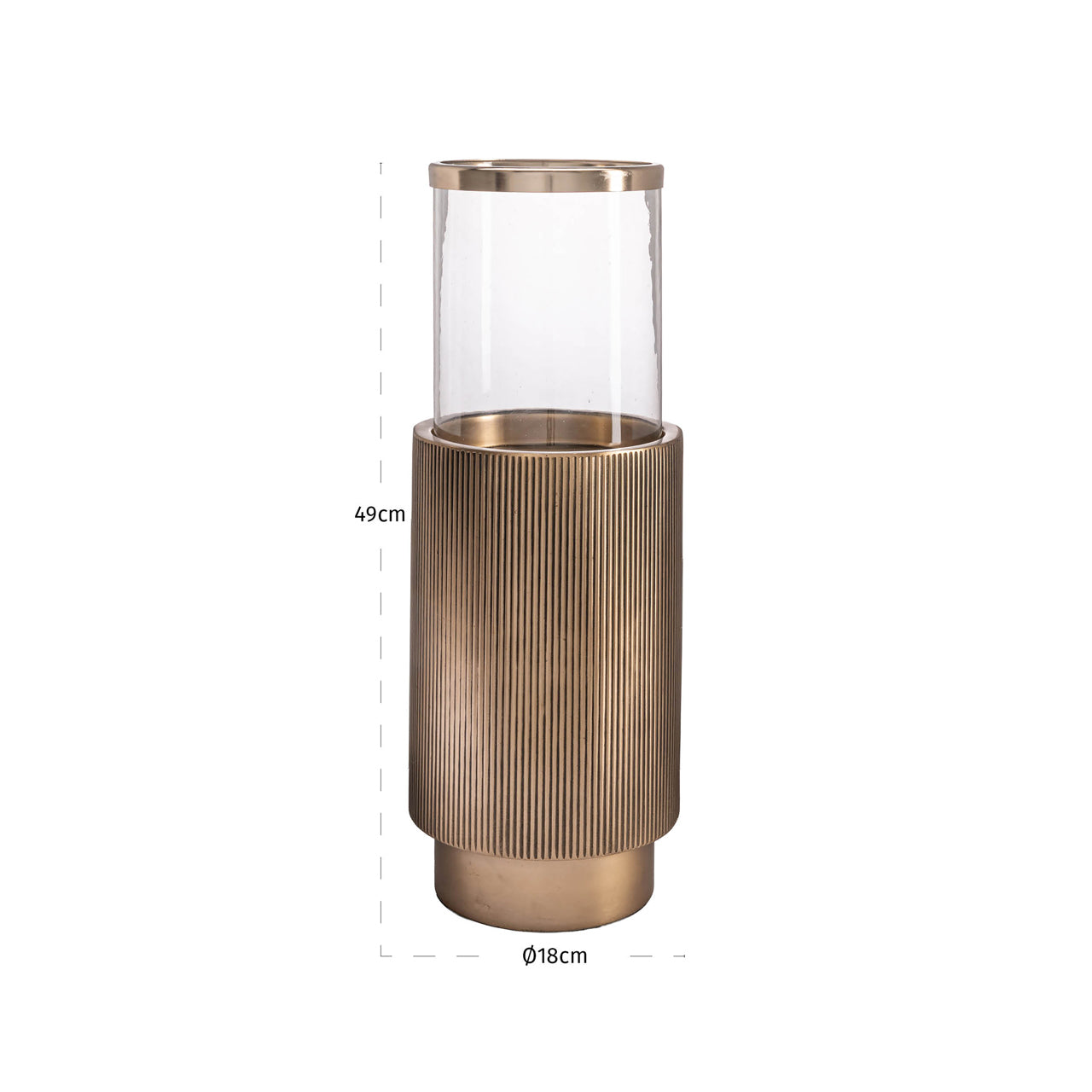 Hurricane light Soreli brass antique