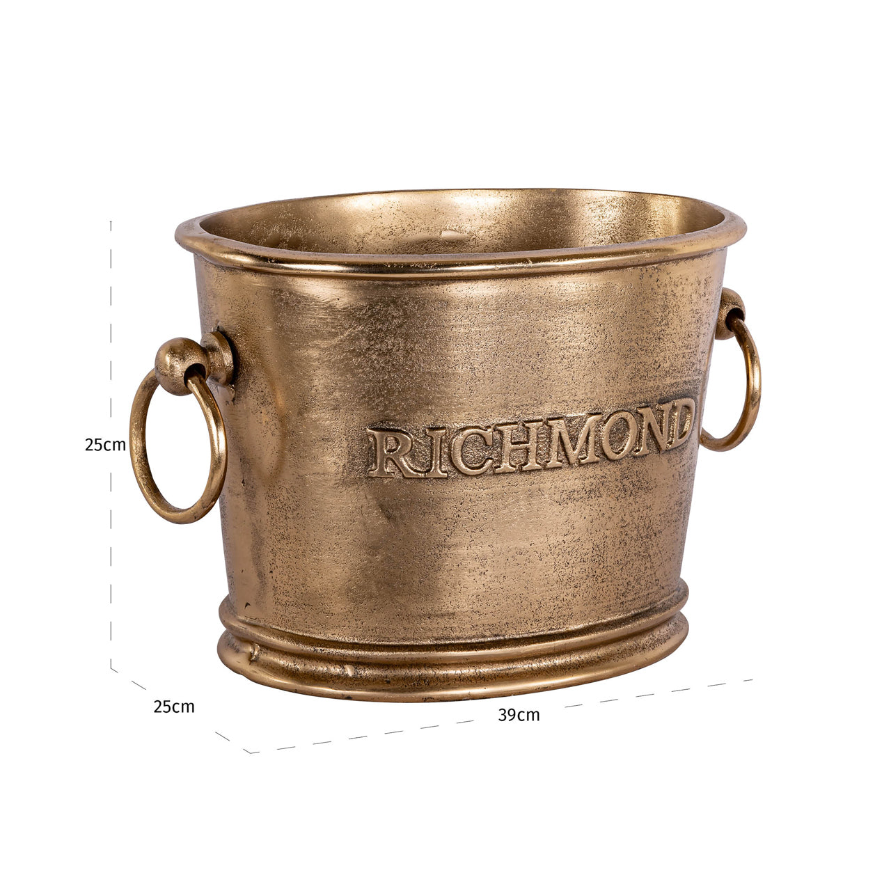Wine & Bar accessory Vinova brass antique wine & champagne cooler