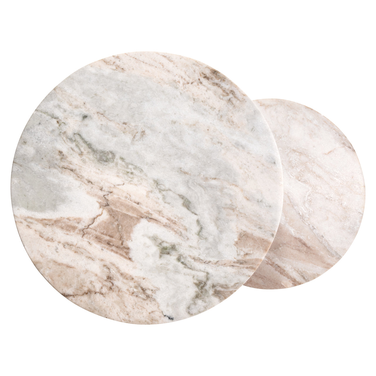 End table Bottega Blush beige (Set of 2)