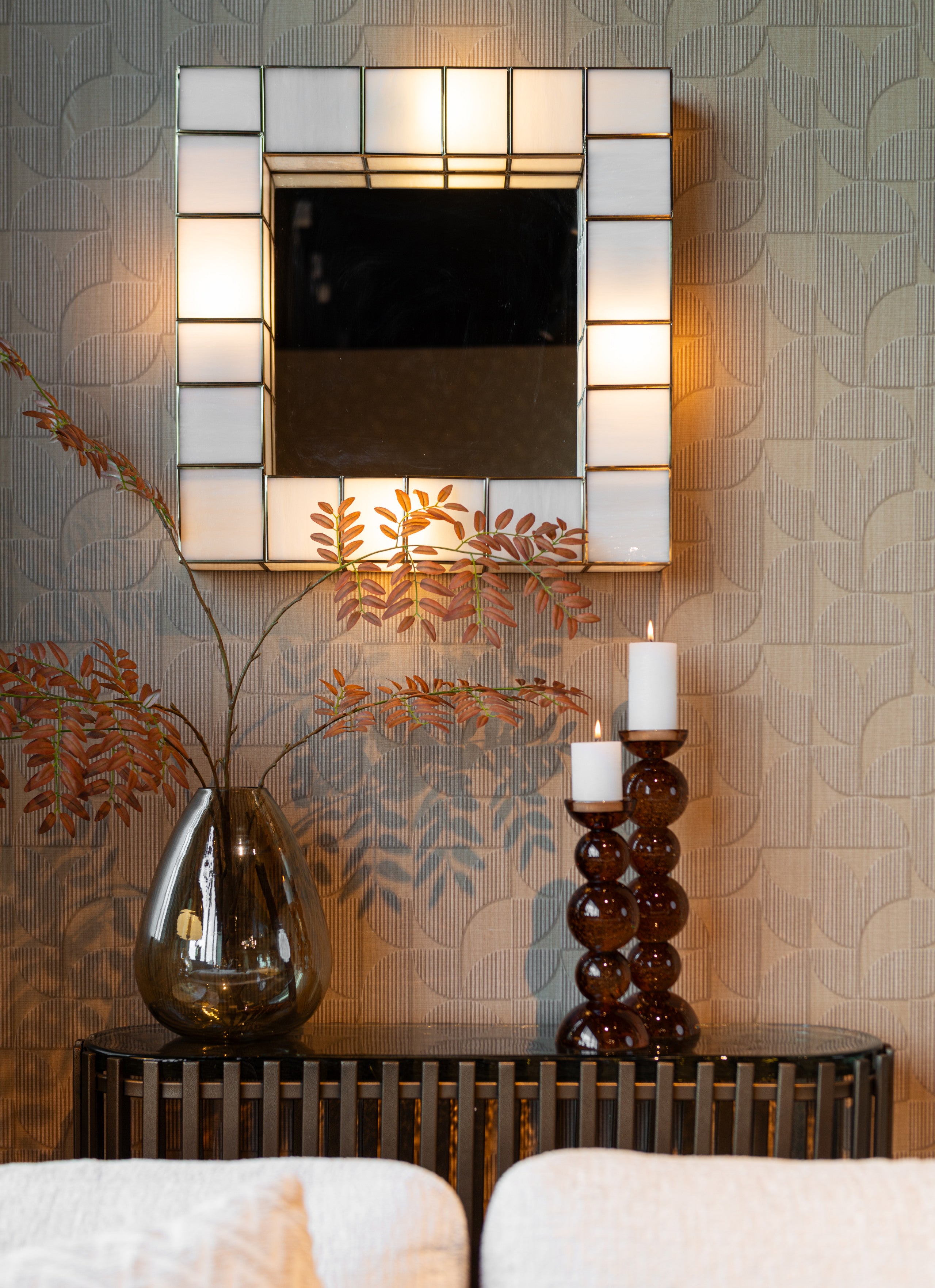 Wall lamp Luma brass antique