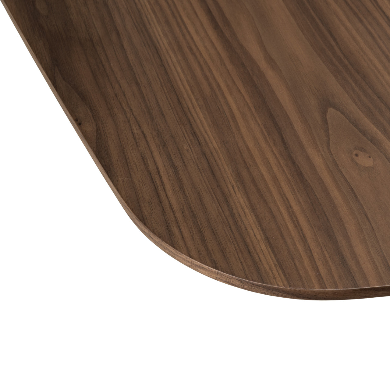 Dining table Windsor walnut 230 brass base