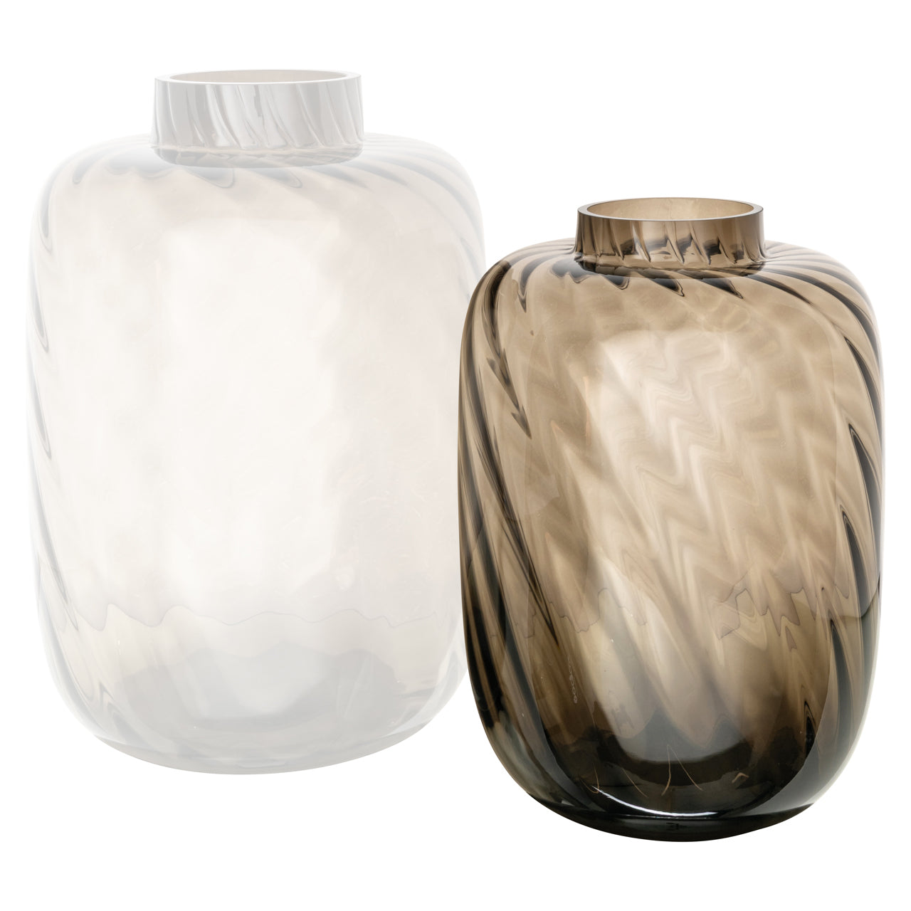 Vase Elora brown small