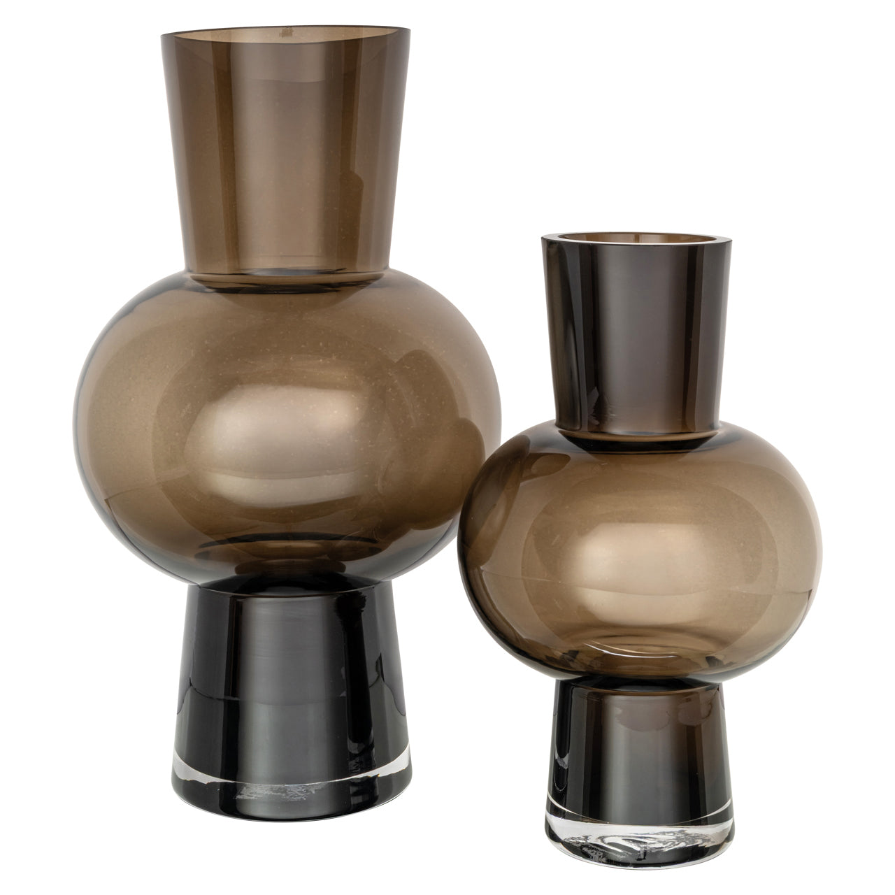 Vase Liora brown small