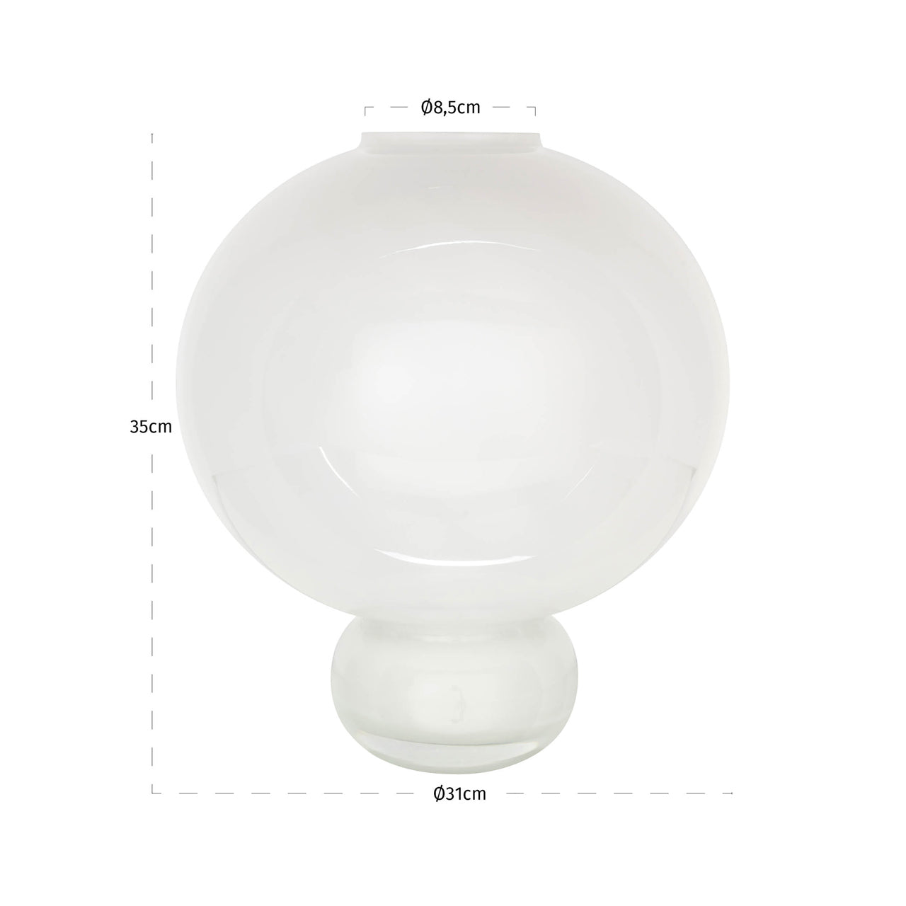 Vase Mireva white