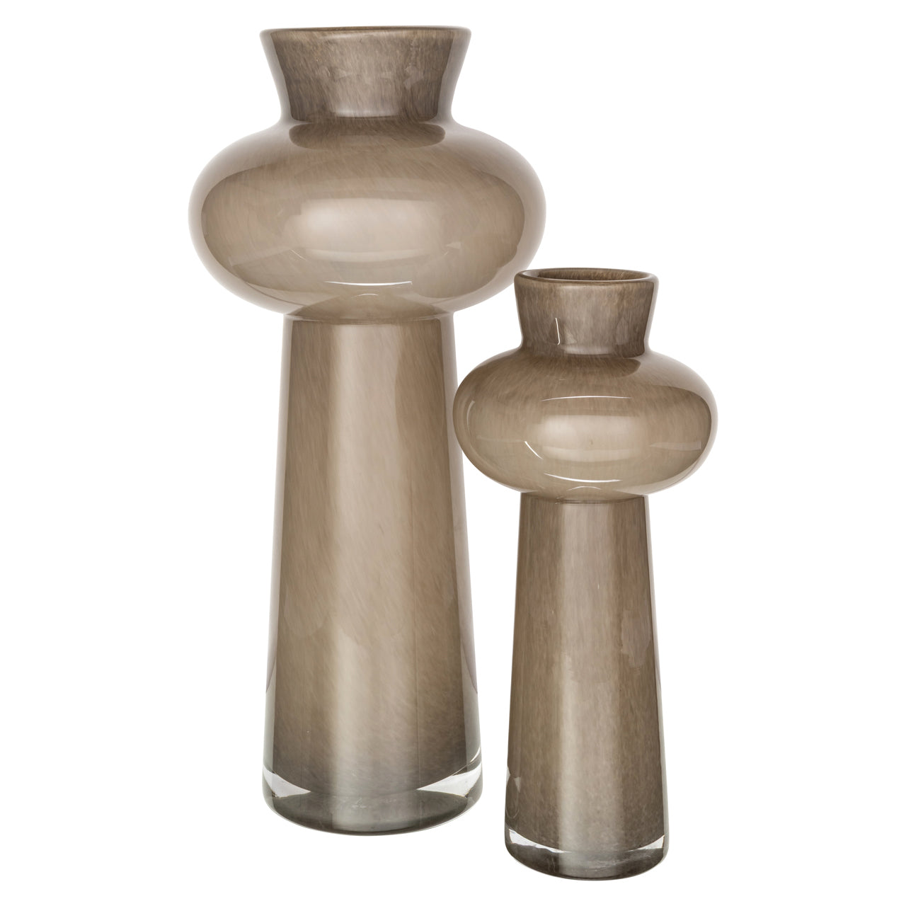 Vase Lunor taupe small