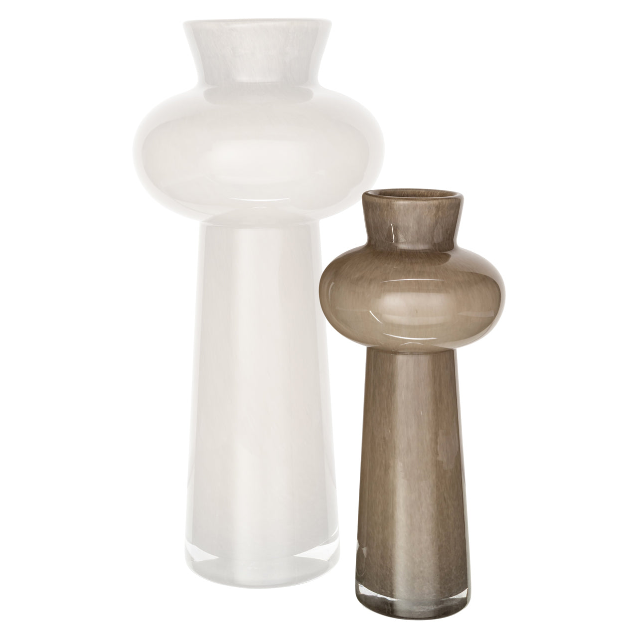 Vase Lunor taupe small