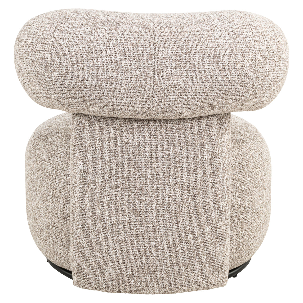 Lounge chair Kaya cayenne brown swivel
