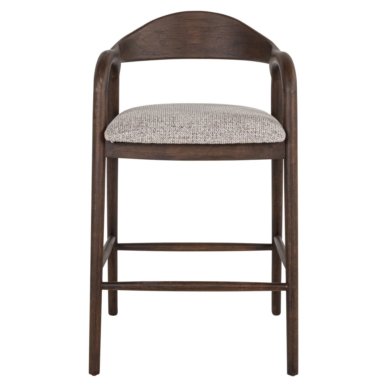 Counter stool Mihara mocca fancy fire retardant