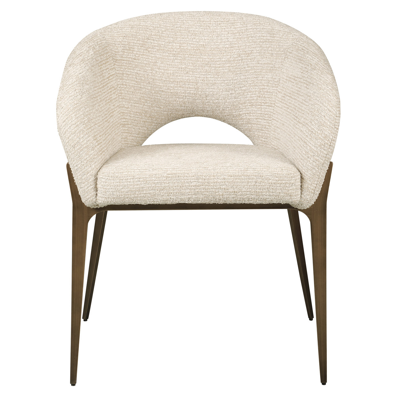 Dining chair Kenzi natural linear fire retardant