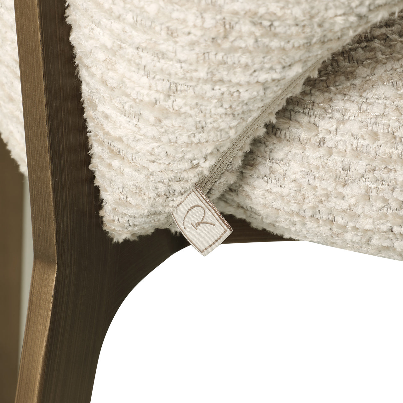 Dining chair Kenzi natural linear fire retardant